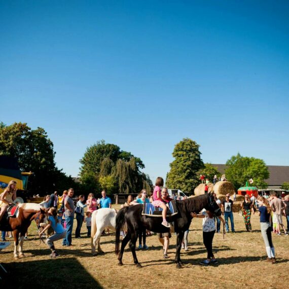 Pferde und Ponyreiten für Kinder auf dem Apfelfest Schumacher aus Erftstadt